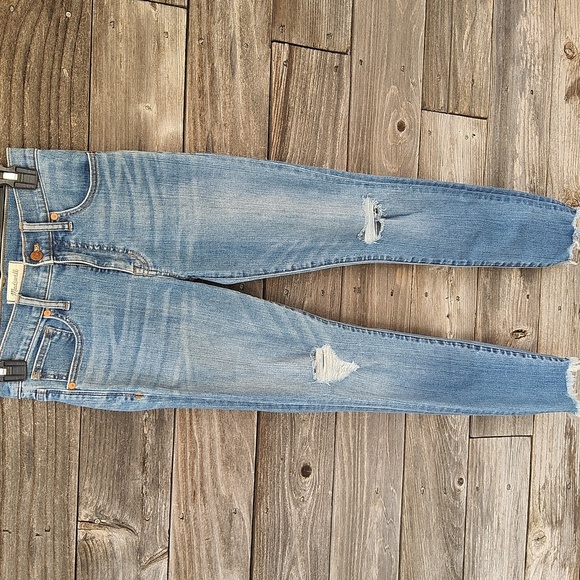 Madewell high rise skinny blue jeans size 25 - Picture 1 of 9